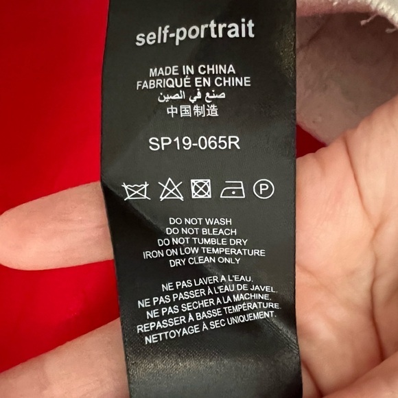 Self-Portrait Asymmetric Cutout Satin Peplum Midi Dress - Picture 14 of 14